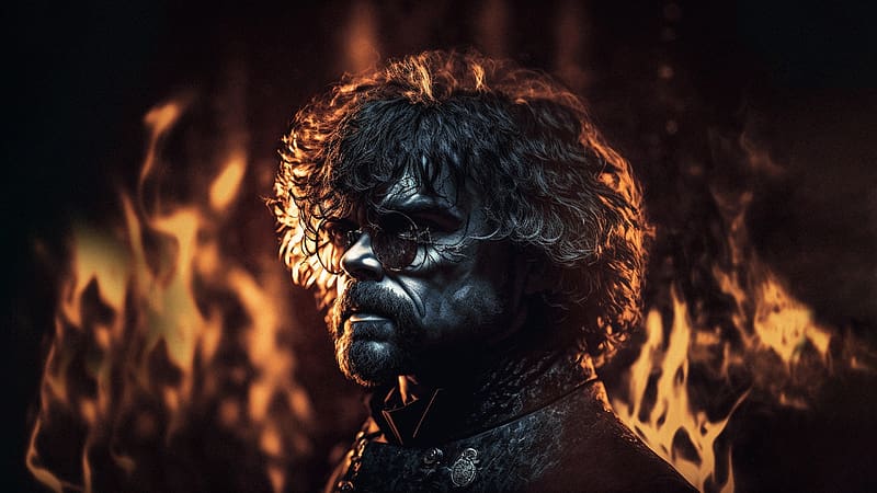 Tyrion Lannister, dwarf, art, fantasy, man, portrait, roman iakovenko, game of thrones, HD wallpaper