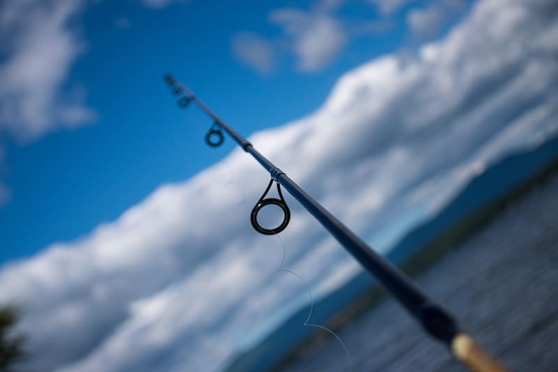 fishing rod, rings, blur, HD wallpaper