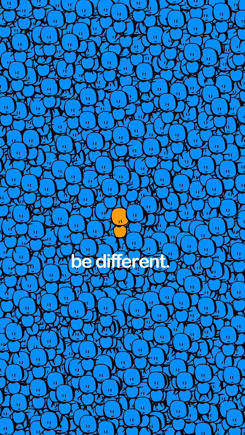 Be Different, HD phone wallpaper | Peakpx