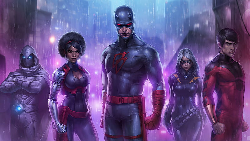 Marvel Future Fight Daredevil, marvel-future-fight, games, superheroes, daredevil, HD wallpaper