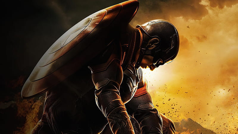 Unworthy Captain America , captain-america, superheroes, artist, artwork, digital-art, HD wallpaper