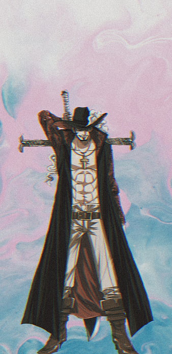 Dracule Mihawk, animesfw, olhos de falcao, olhos de gaviao, one piece, red,  vermelho, HD phone wallpaper