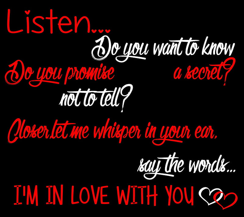 listen, closer, feelings, heart, love, romance, secret, together, whisper, HD wallpaper