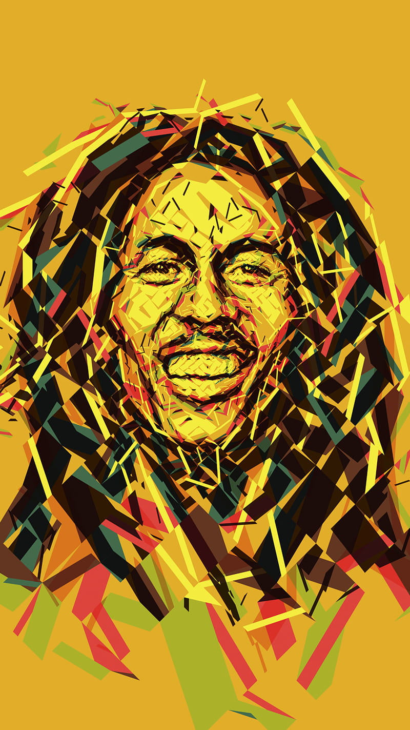 Bob Marley, colors, rasta, reggae, smile, HD phone wallpaper