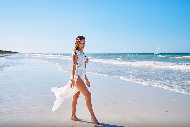 Bikini Model ~ Dulce Viera, blonde, beach, bikini, model, HD wallpaper Bikini Model ~ Dulce Viera, blonde, beach, bikini, model, HD wallpaper