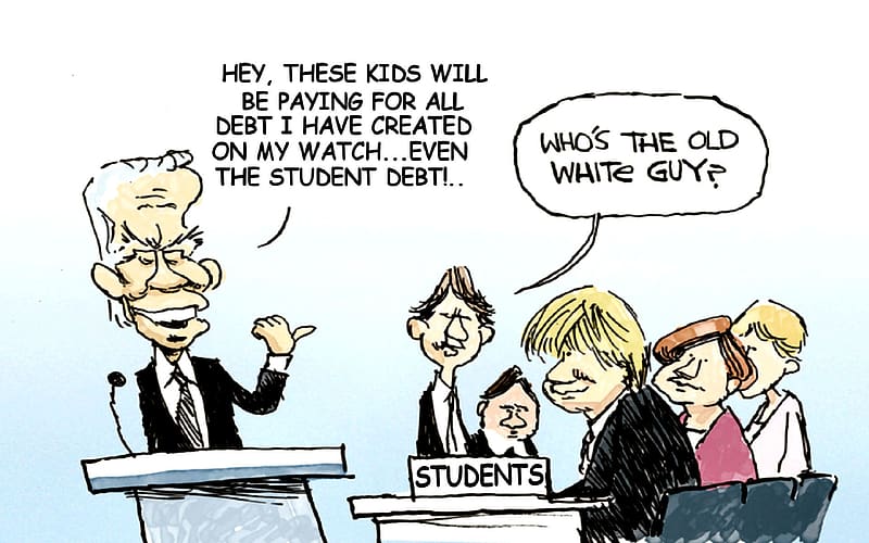 Student Debt, sinister, biden, leftist, HD wallpaper