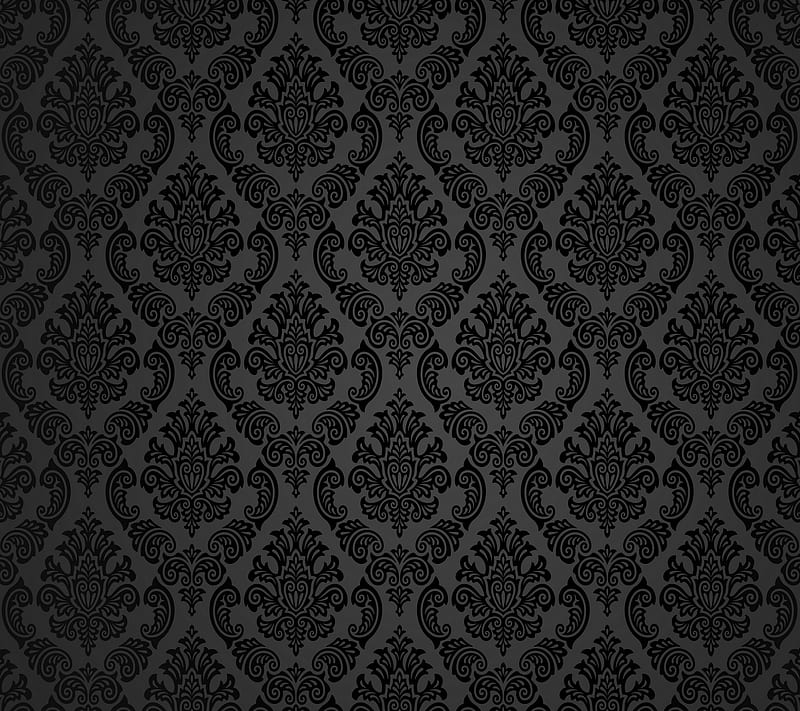 Floral Pattern, abstract black, floral pattern nice, HD wallpaper