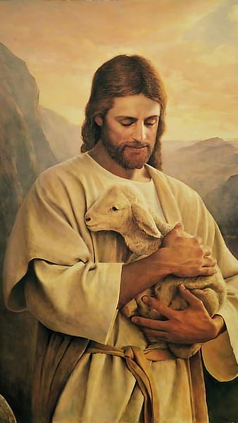 Yesu Prabhu, Lord Jesus With Sheep, god, jesus christ, HD phone wallpaper |  Peakpx