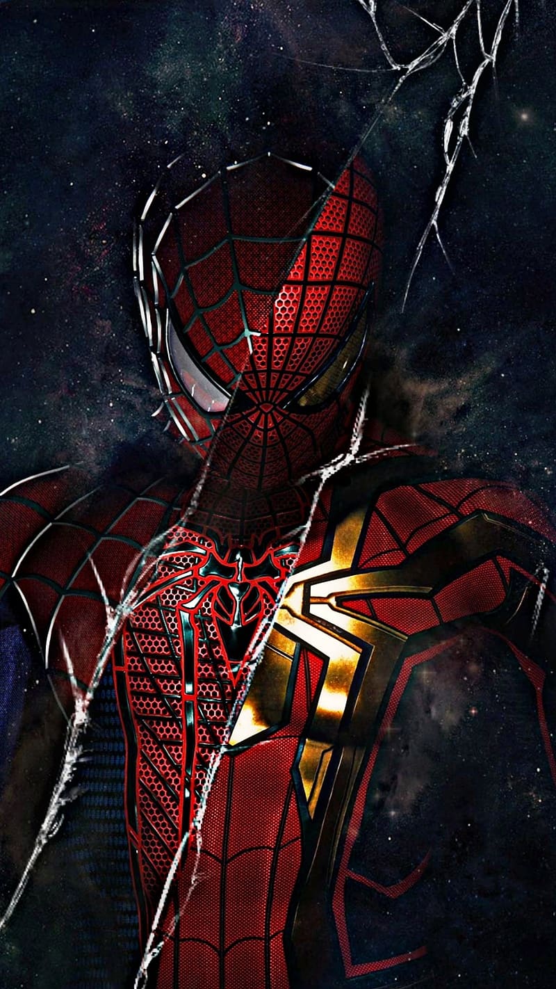 Spider Man, Smoky Effect, marvel, superhero, HD phone wallpaper