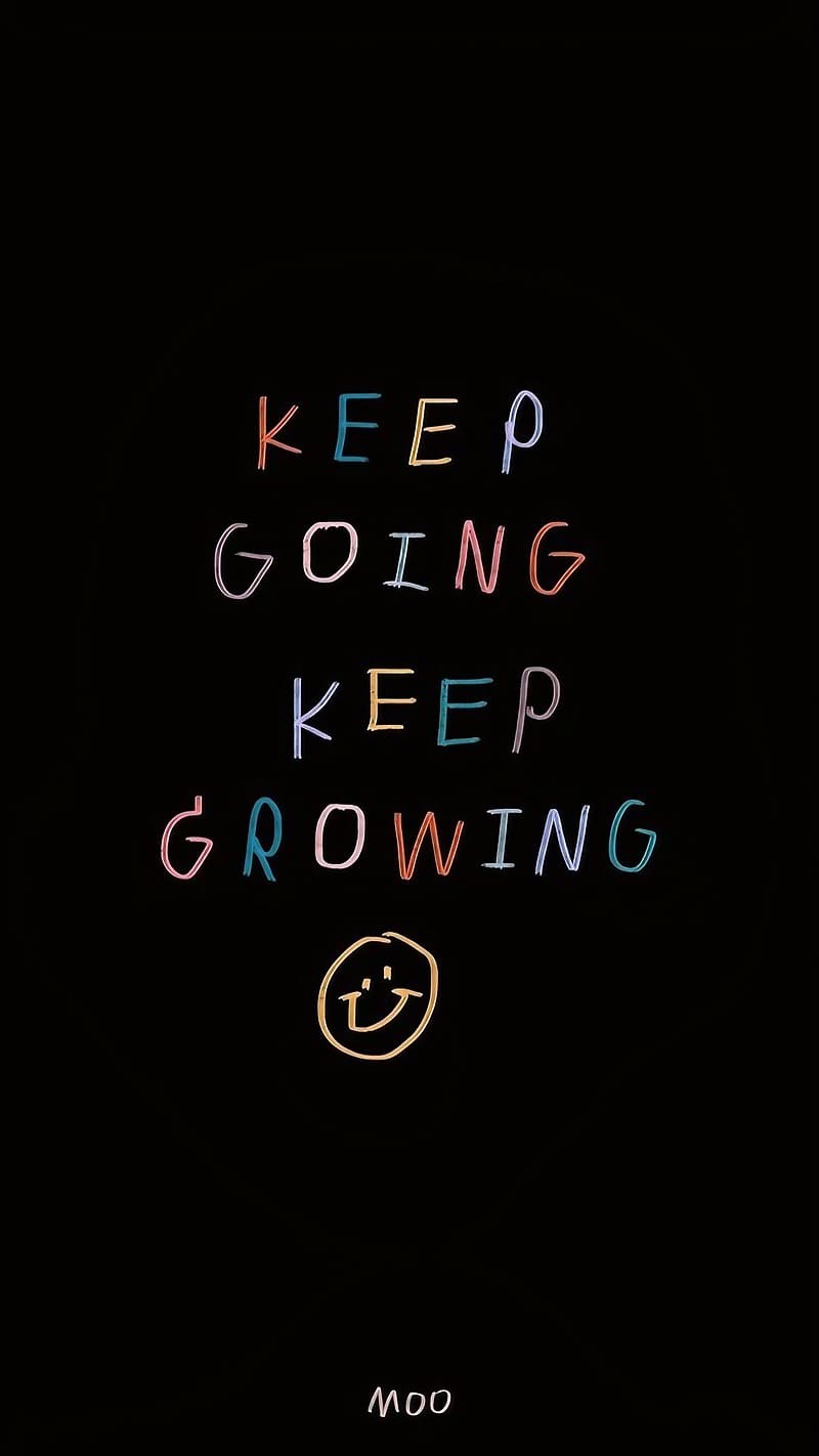 Fitness quotes, Keep going keep growing, HD phone wallpaper