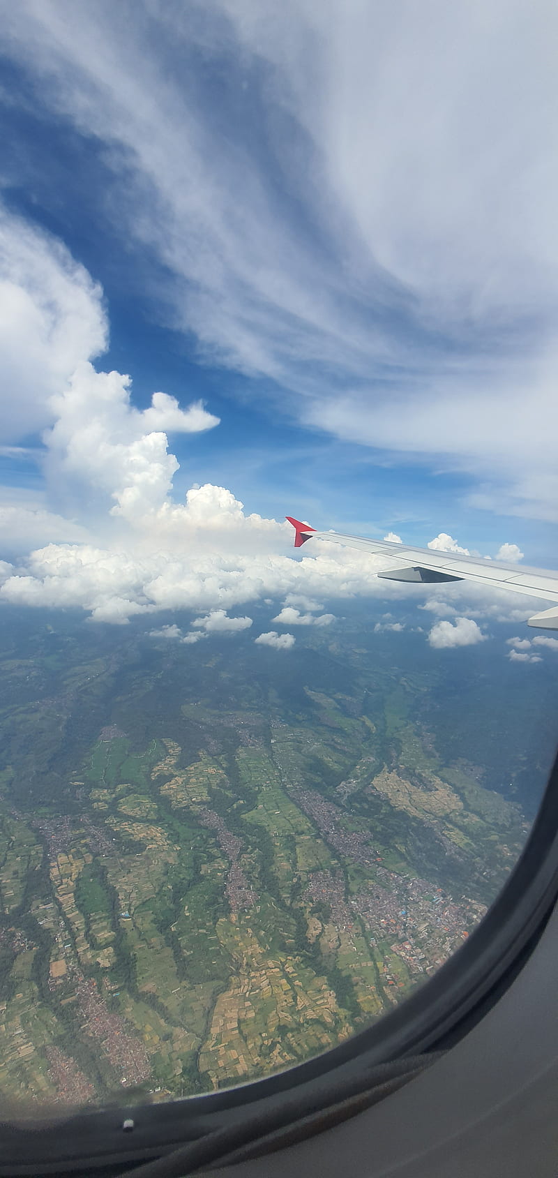 Plane window view, airplane, mountain, plane, HD phone wallpaper