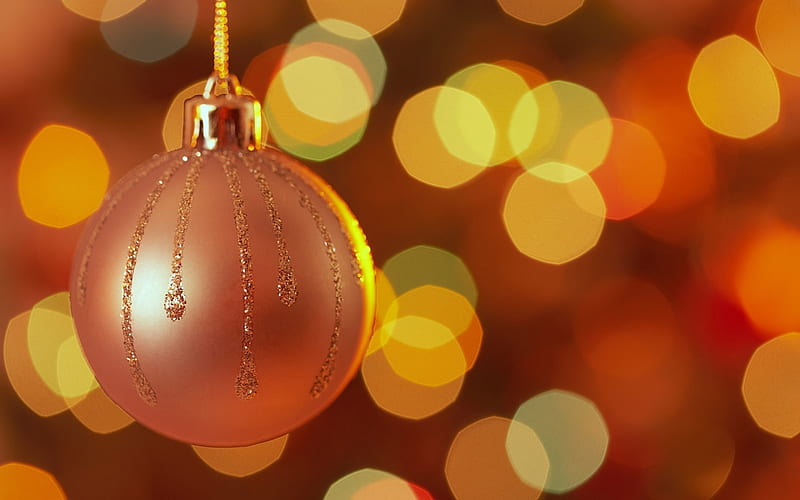 Orange Christmas, pretty, ornaments, holidays, orange, christmas, lights, warm colors, seasonal, graphy, 3d, decorations, HD wallpaper Orange Christmas, pretty, ornaments, holidays, orange, christmas, lights, warm colors, seasonal, graphy, 3d, decorations, HD wallpaper