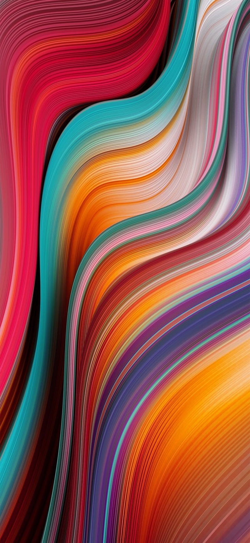 Miui 12, abstract, colours, HD phone wallpaper | Peakpx