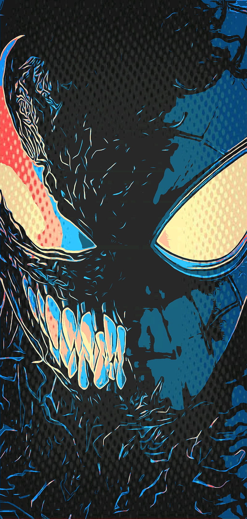 Spiderman X Venom, comic, marvel, HD phone wallpaper