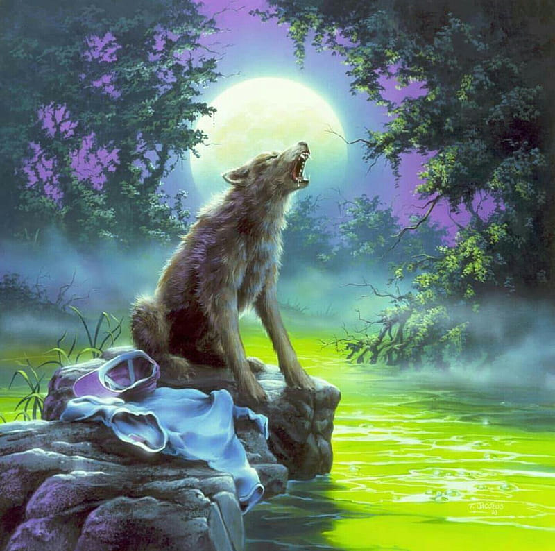 Goosebumps Wolf, goosebumps, halloween, werewolves, wolves, HD wallpaper