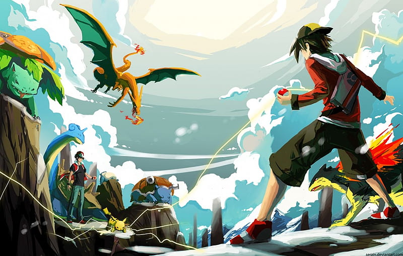Download Reshiram Unleashing Power - Pokémon Battle Scene Wallpaper |  Wallpapers.com