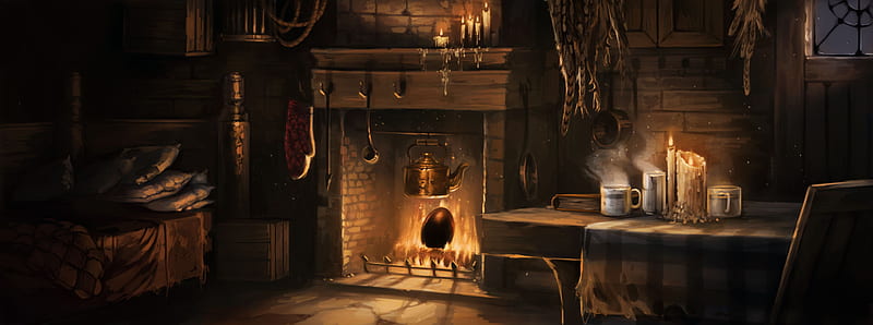 Harry Potter, Harry Potter and the Philosopher's Stone, Fireplace, HD wallpaper