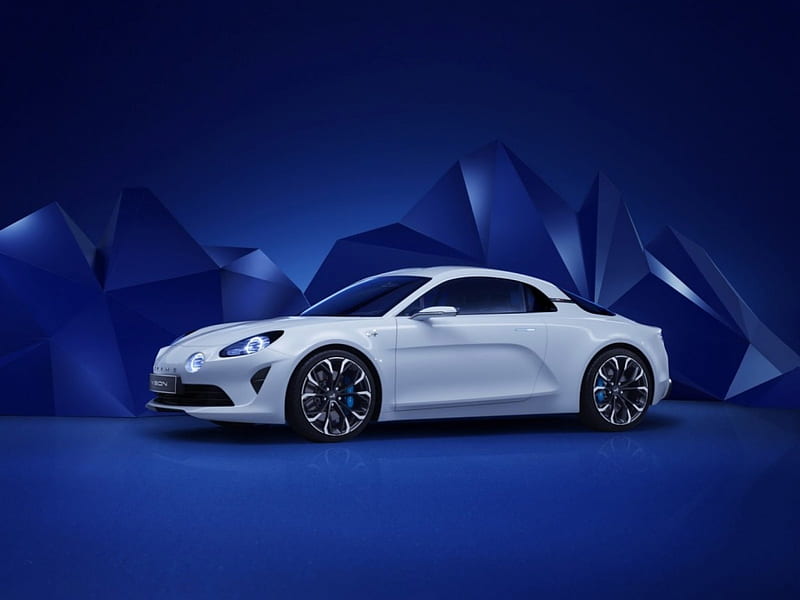 Alpine Vision concept (2016), renault, alpine car, alpine marque, french sports car, HD wallpaper