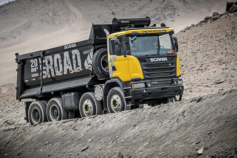Scania G440, 8×4, dump truck trucks, Scania, HD wallpaper