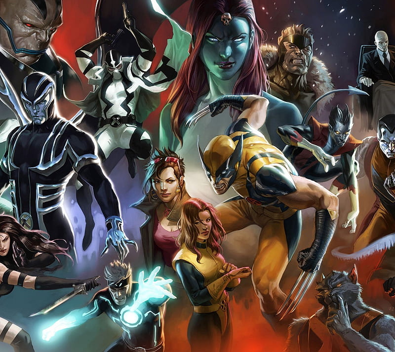 X-MEN Comics, comics, marvel, wolverine, x-men, HD wallpaper