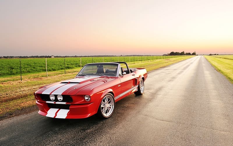 Ford, Convertible, Muscle Car, Vehicles, Shelby Gt500 Classic Recreation, HD wallpaper