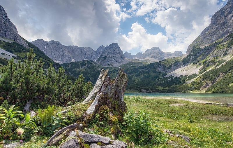 nature, summer, mountains, landscape, HD wallpaper