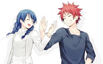 Food Wars Soma Yukihira Kojiro Shinomiya 4K Wallpaper #3.1127