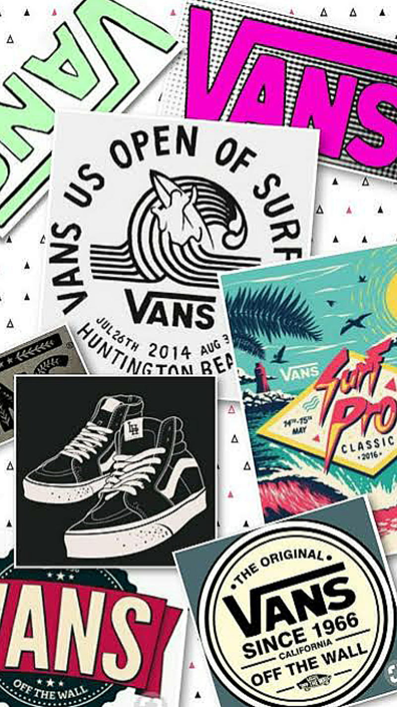 Vans, converse, logo, off white, old, school, skate, sweet, tumblr, HD phone wallpaper