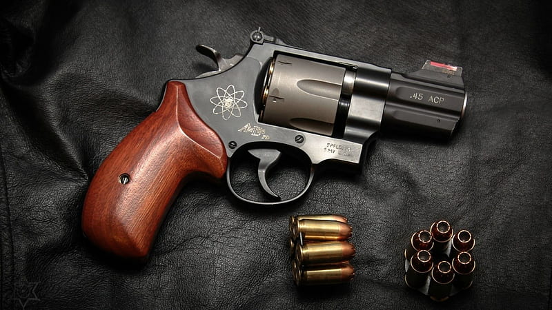 Revolver, ammunition, bullets, gun, weapon, HD wallpaper