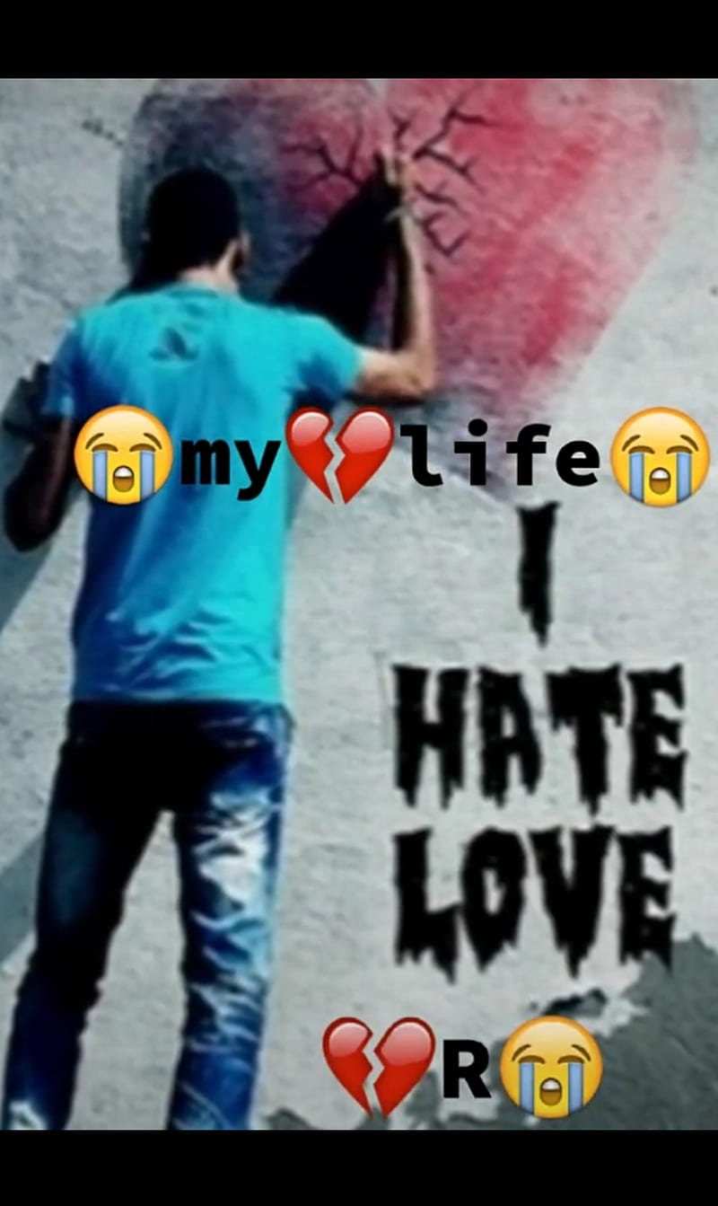 I hate love, cb, HD phone wallpaper | Peakpx