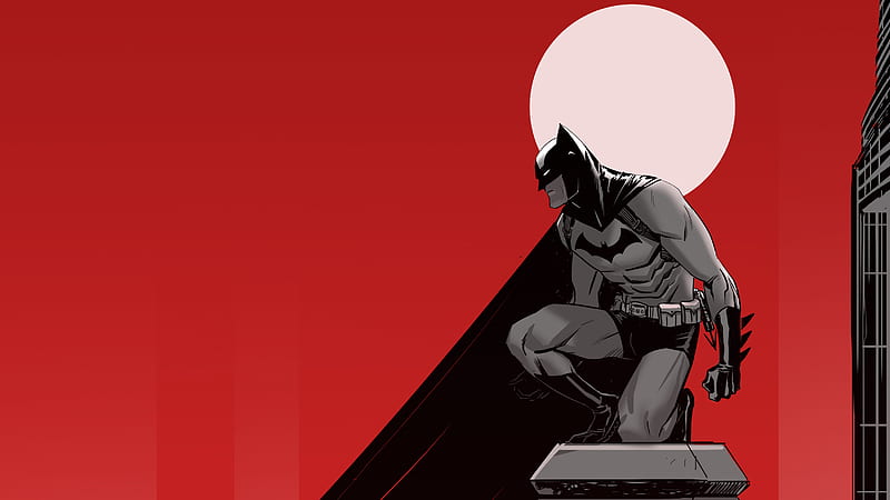 Batman And Gotham, batman, superheroes, HD wallpaper