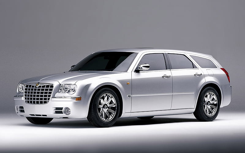 Chrysler, Chrysler 300C Touring, Car, Concept Car, Full-Size Car, Luxury Car, Silver Car, Station Wagon, HD wallpaper