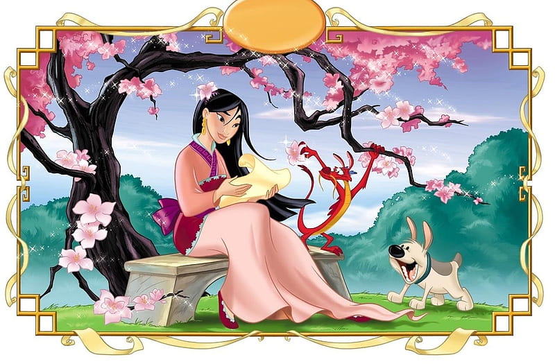 Fa Mulan Disney Princess Drawing Anime, princess mulan, black Hair, manga  png | PNGEgg