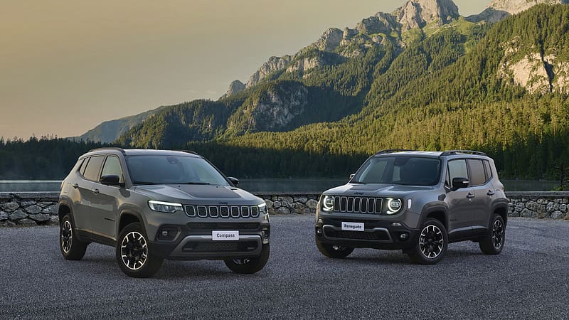Jeep Renegade, Jeep Compass, electric cars, SUV, 2023 cars, HD wallpaper
