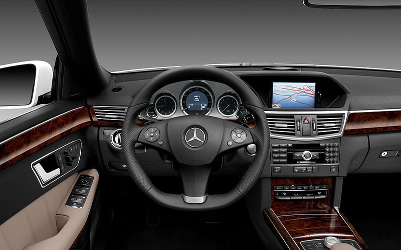 Cab-2012 Mercedes Benz E Class Saloon, HD wallpaper