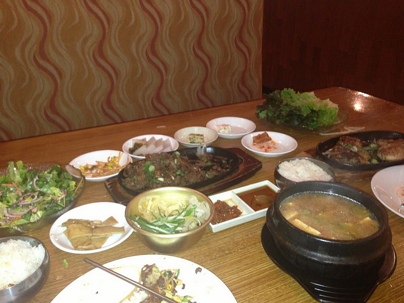 Korean BBQ, yummy, foods, entertainment, HD wallpaper