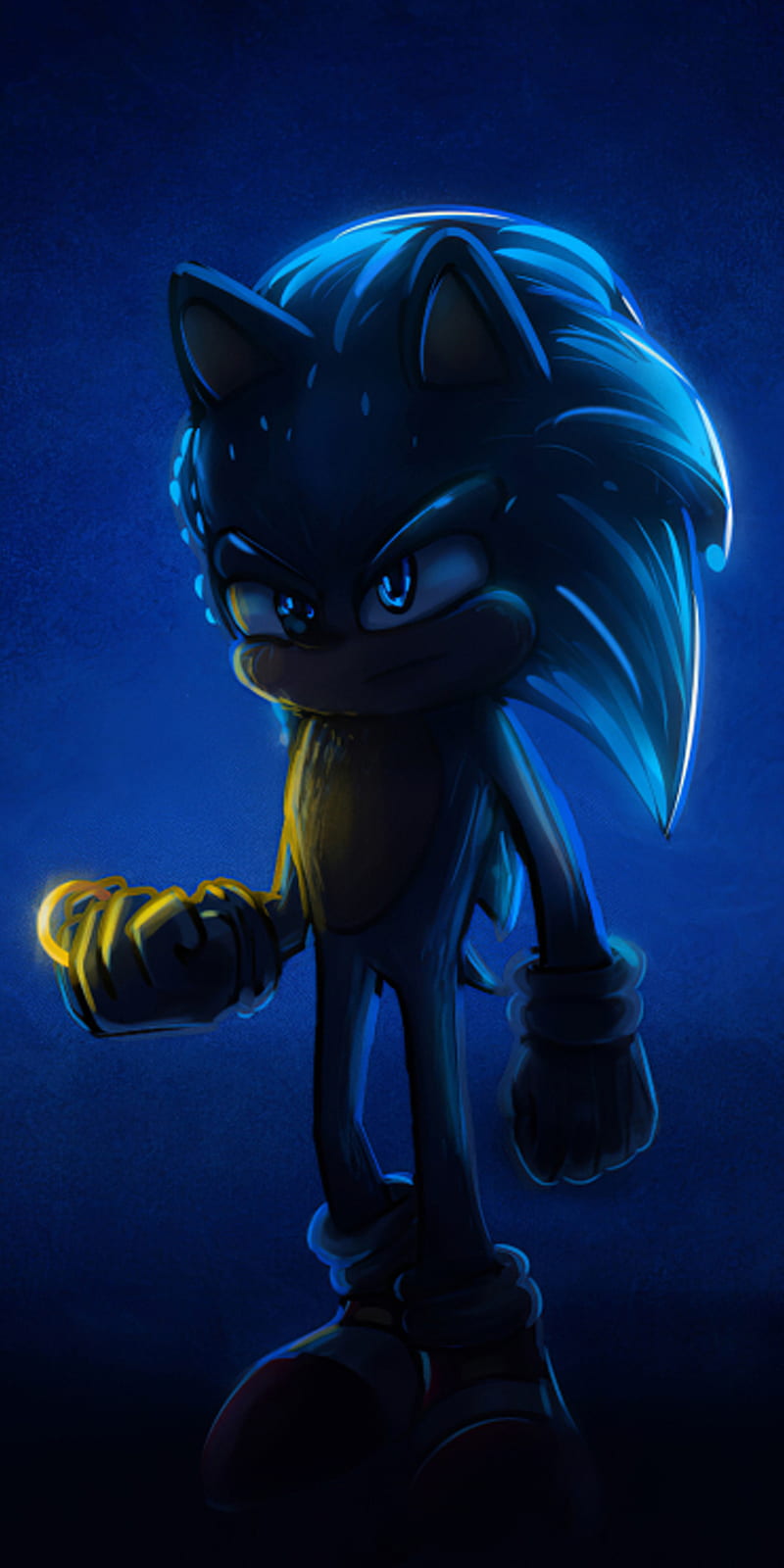 Download Dark Sonic 3d Fanart Wallpaper