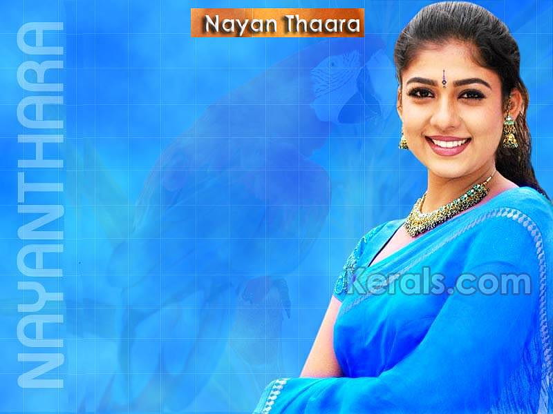 nayantara, nayantara tamil actress, sari, indian, HD wallpaper