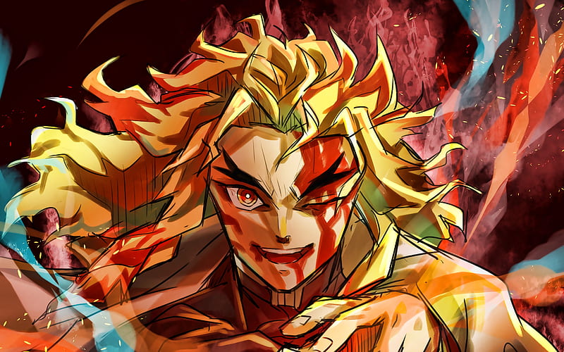 Kyojuro Rengoku  Anime demon, Slayer anime, Demon art