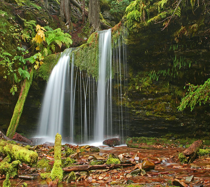 Beautiful Waterfall, look, nice, HD wallpaper | Peakpx