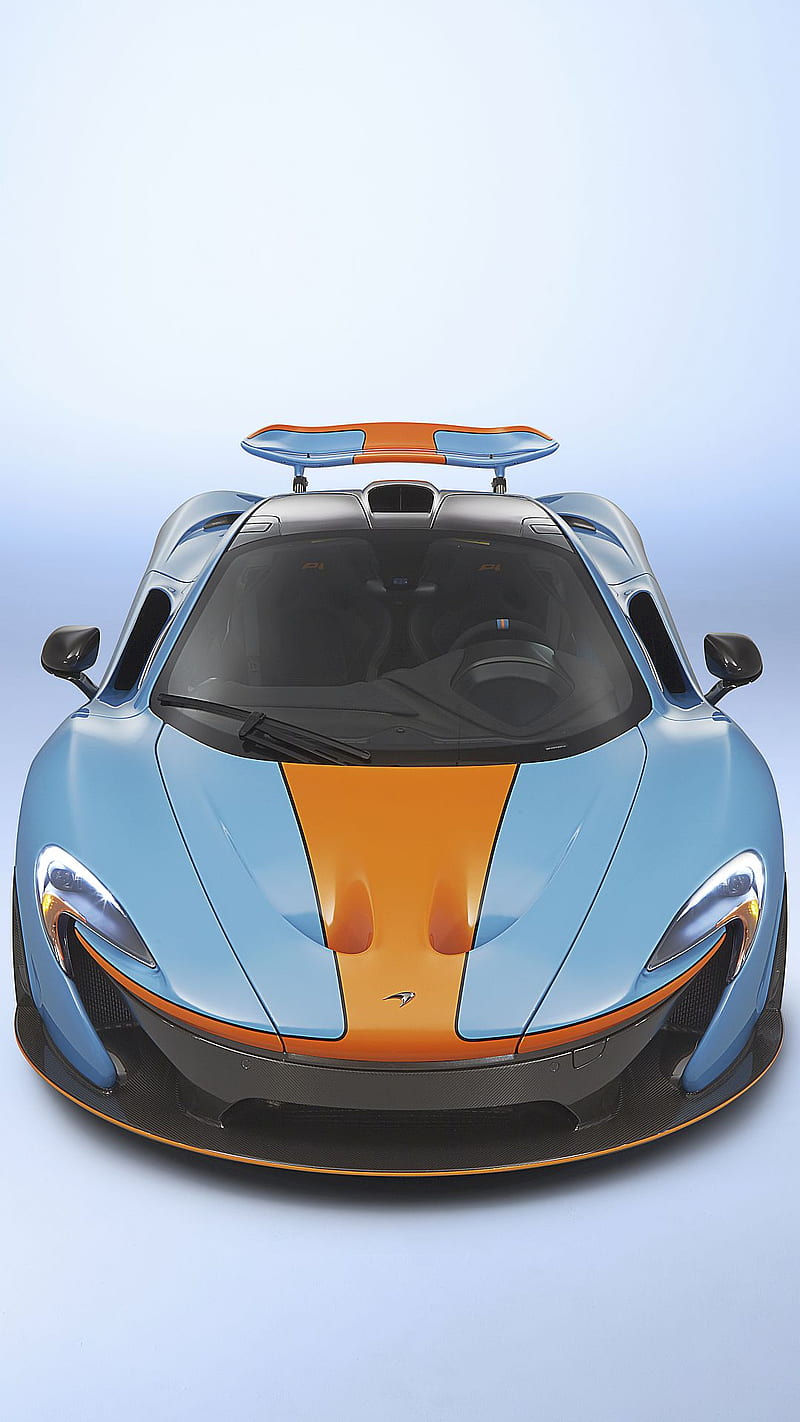 Mclaren Bonito Azul Naranja Superdeportivo Fondo De Pantalla Movil Hd Peakpx