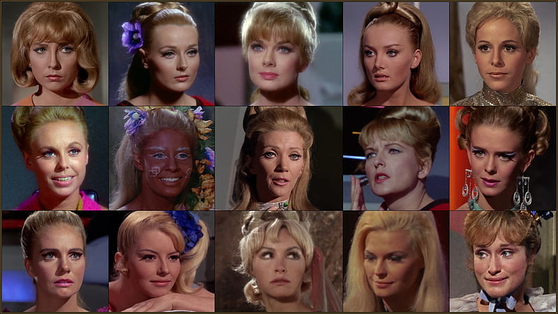 The Original Star Trek Preferred Blondes-Part Two, TOS, Star Trek, blondes, Original Star Trek, HD wallpaper