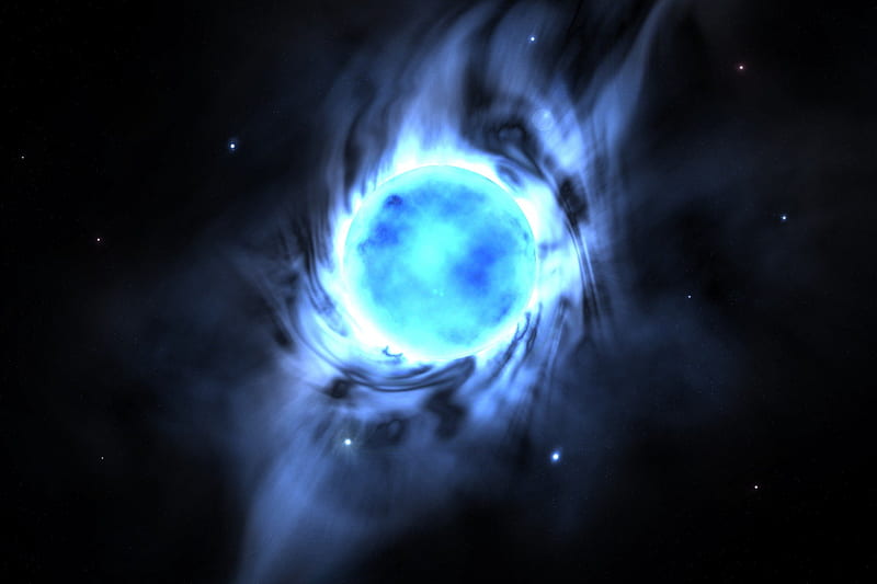 Blue Supernova, universe, massive, energy, star, supernova, HD wallpaper