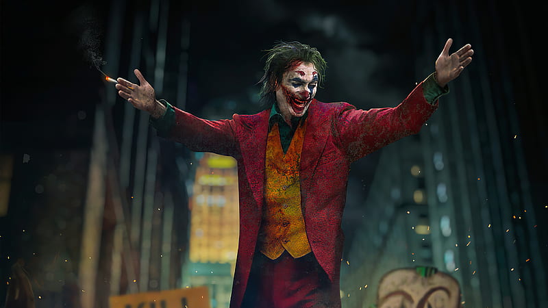 Joker All Come, joker, superheroes, artwork, digital-art, artstation, HD wallpaper