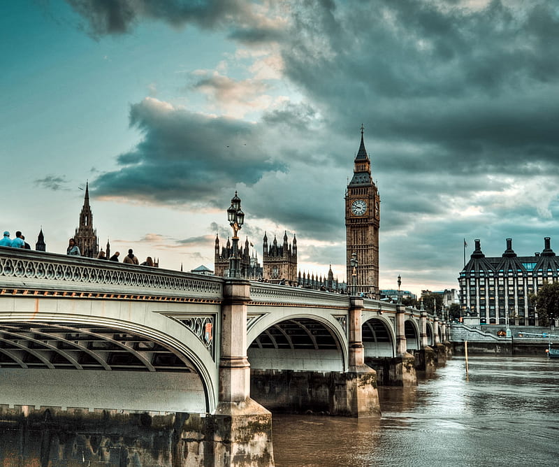 London, ben, big, city, england, westminster bridge, HD wallpaper