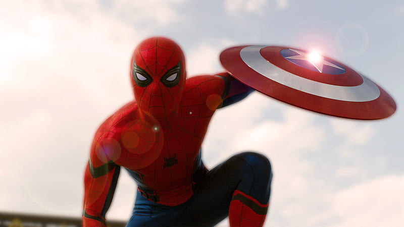 Spider Man In Captain America Civil War, captain-america-civil-war, movies, super-heroes, spiderman, 2016-movies, HD wallpaper