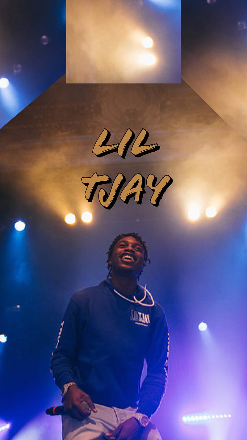 Download Rapper Lil Tjay Purple Lights Wallpaper  Wallpaperscom