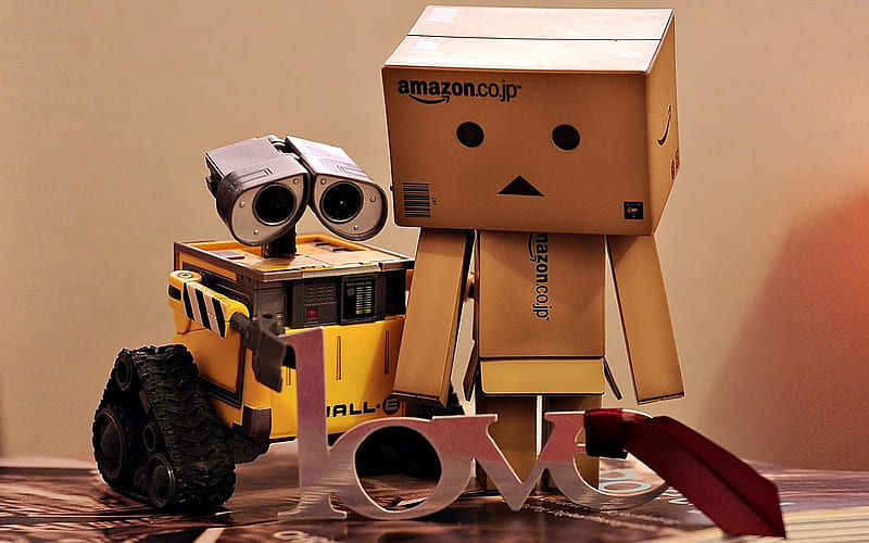 Couple love resentment-Danboard boxes robot, HD wallpaper | Peakpx