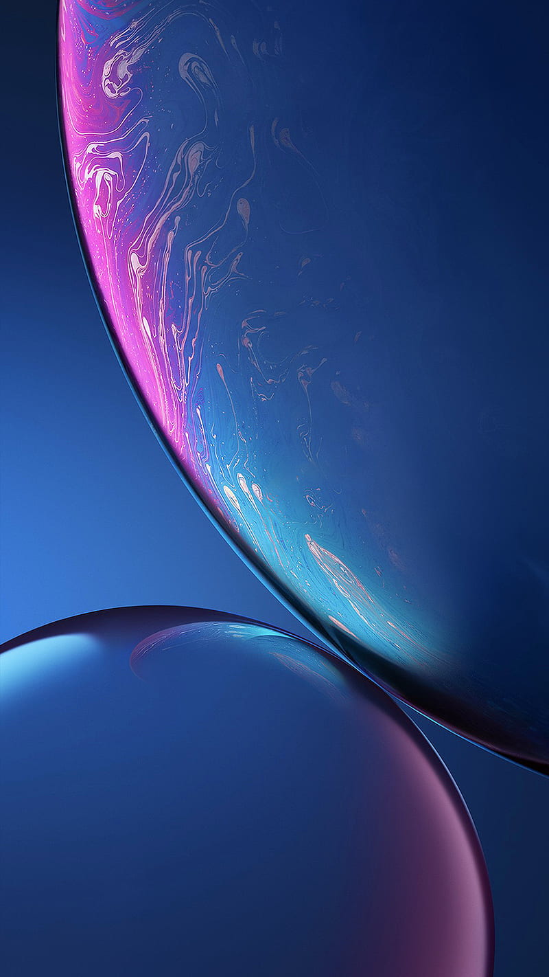 iPhone XR Background , iphone xr, apple, crystal balls, HD phone wallpaper