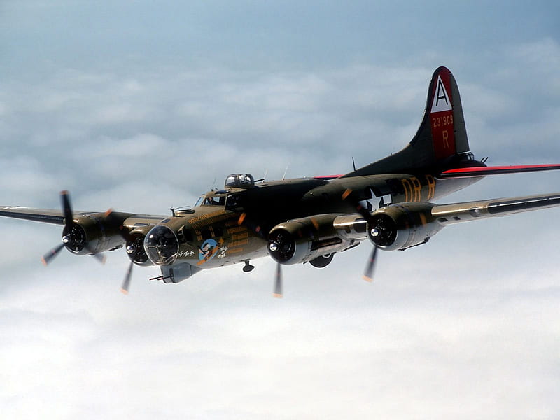 Untitled , boeing b17g 8th airforce 1943, vehicles aviation, HD wallpaper